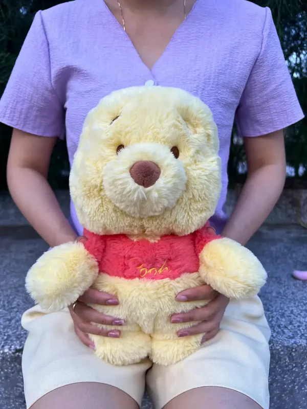 Cozy and cute Plush Box  Winnie the Pooh heating pad providing effective period pain relief and comfort, designed for cramps and relaxation with a plush toy design