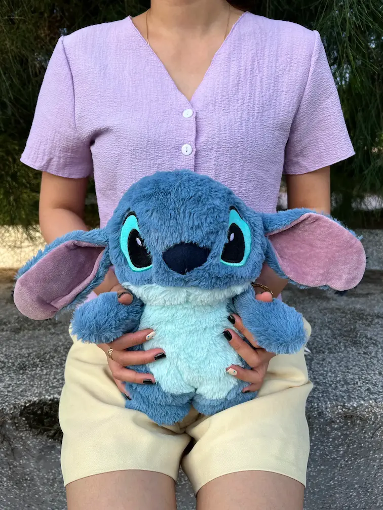 Adorable Plush Box Stitch heating pad for cramps offering soothing period pain relief with a cuddly plush design, perfect for comfort and relaxation